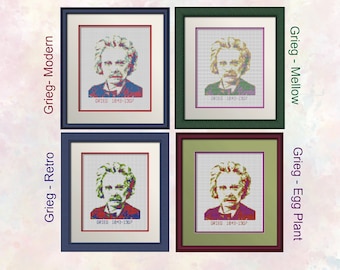 Grieg - Taille réelle - Graphiques transparents - Convient pour les débutants