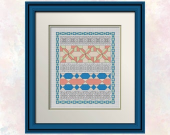 Blocks and Borders 3 - Convient pour débutant à avancé - Tableau facile à lire