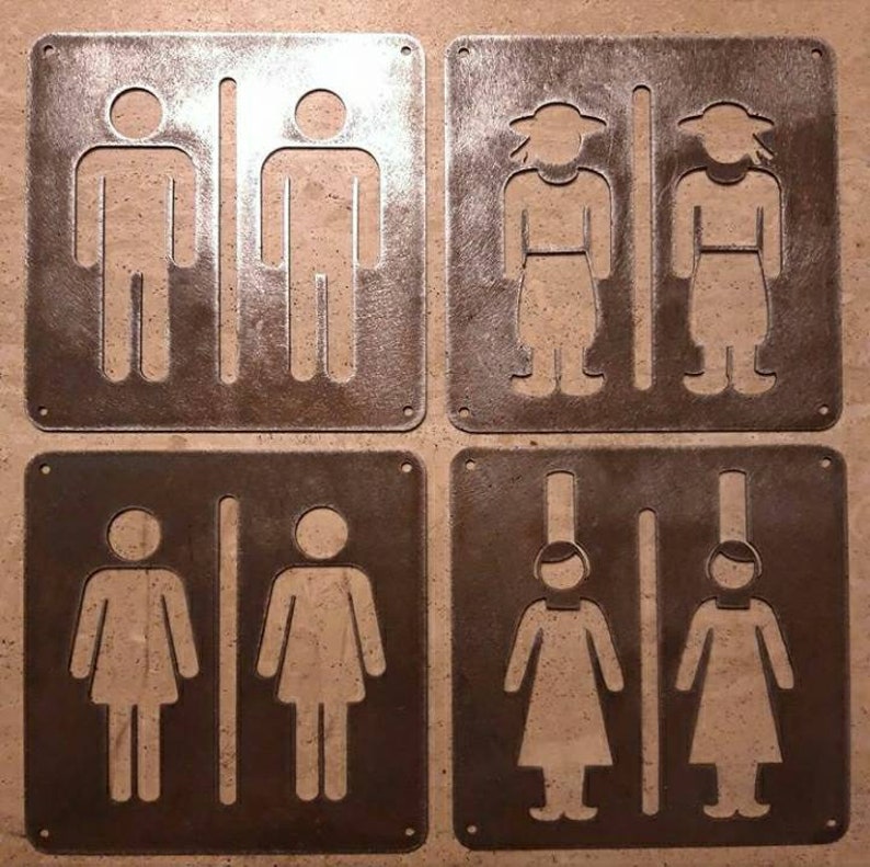 Plaques WC homo image 1