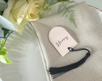 20 Segnaposti Acrilici Esagonali Trasparenti - Per Matrimoni, Banchetti, Fai Da Te, Con Supporto - Foto 9