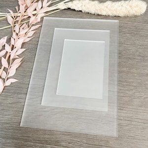 20pcs 4x6 Inches Transparent Acrylic Sheet, Plexiglass Wedding Place Cards  Frame, Clear Drawing Board