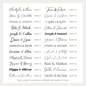Fonts for weddinglux