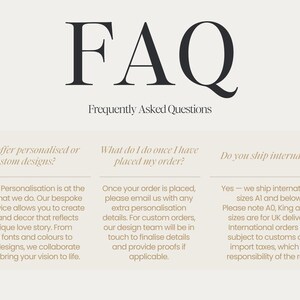 FAQ's