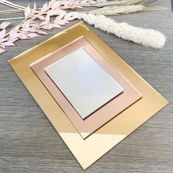 Two Way Mirror, 2 Way Mirror, Acrylic Two Way Mirror Sheets, See Through  Mirror, Two Way Mirror Acrylic Sheets in Multiple Sizes 