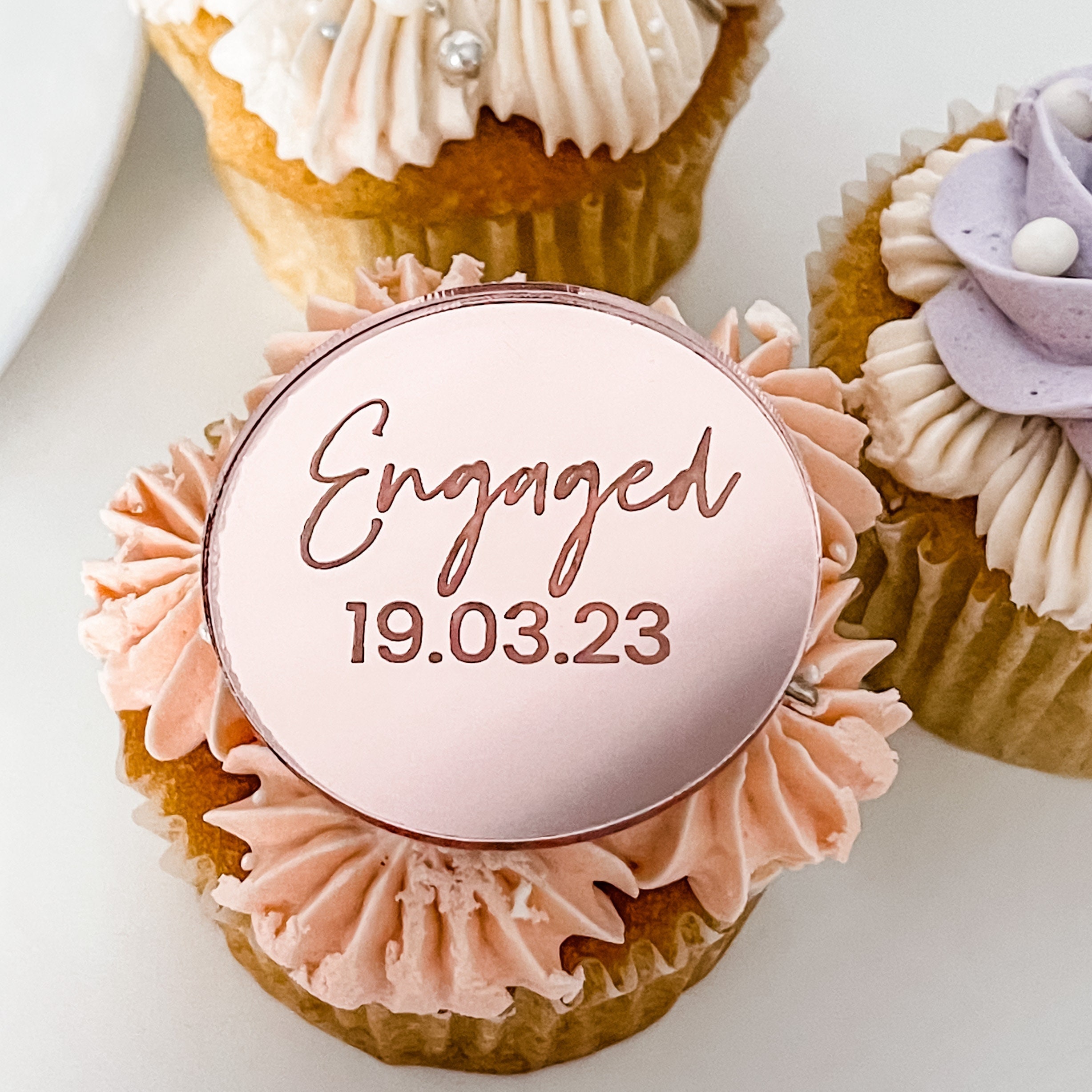 Engagement Cupcake Decorations