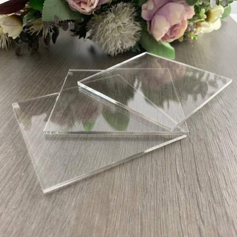 Acrylic Blank Squares 3mm Acrylic Acrylic Blanks Perspex Etsy UK