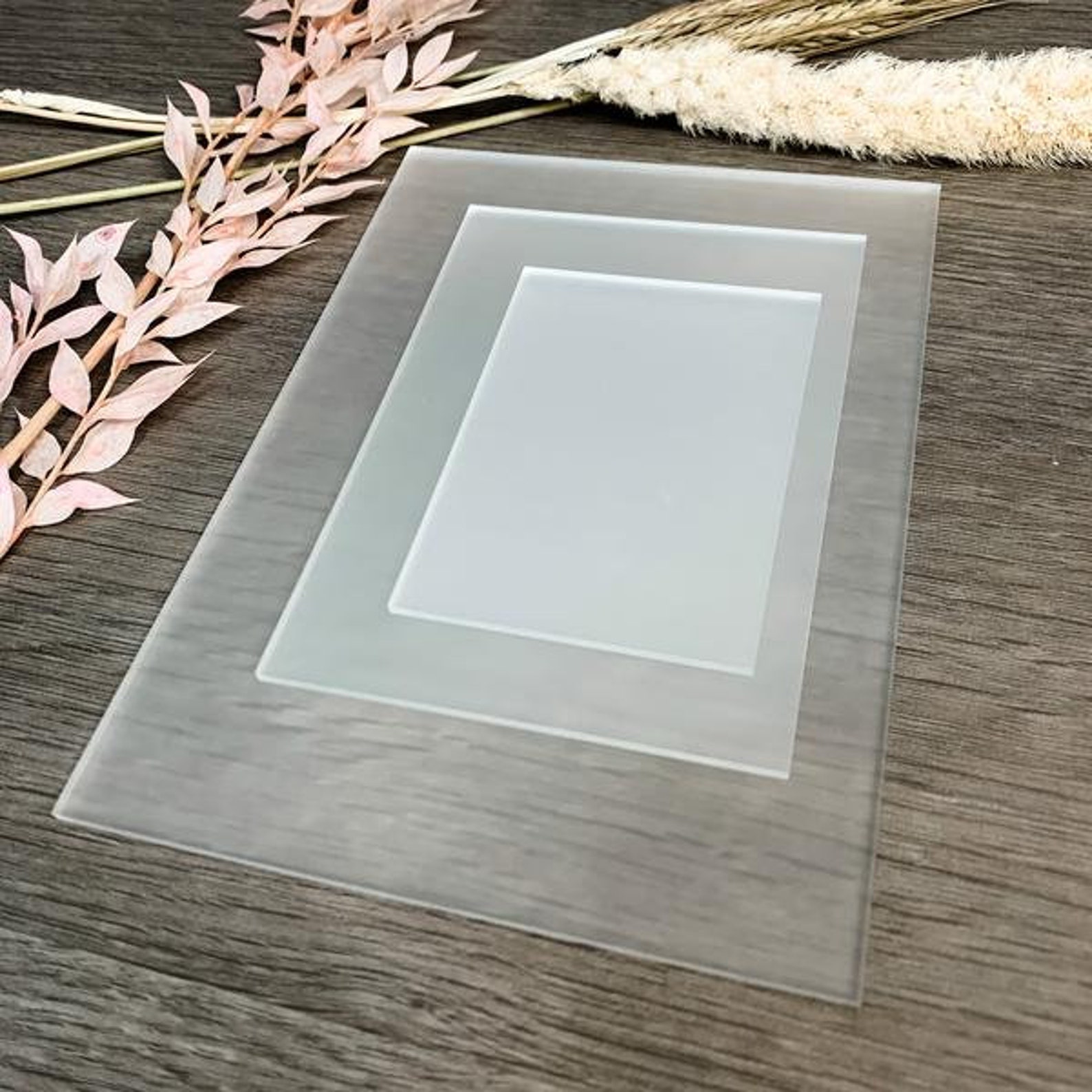 Frosted Acrylic Blank Signs 3mm Clear Blank Acrylics A1 A3 Etsy