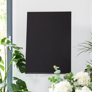A Black Blank Acrylic rectangle A1