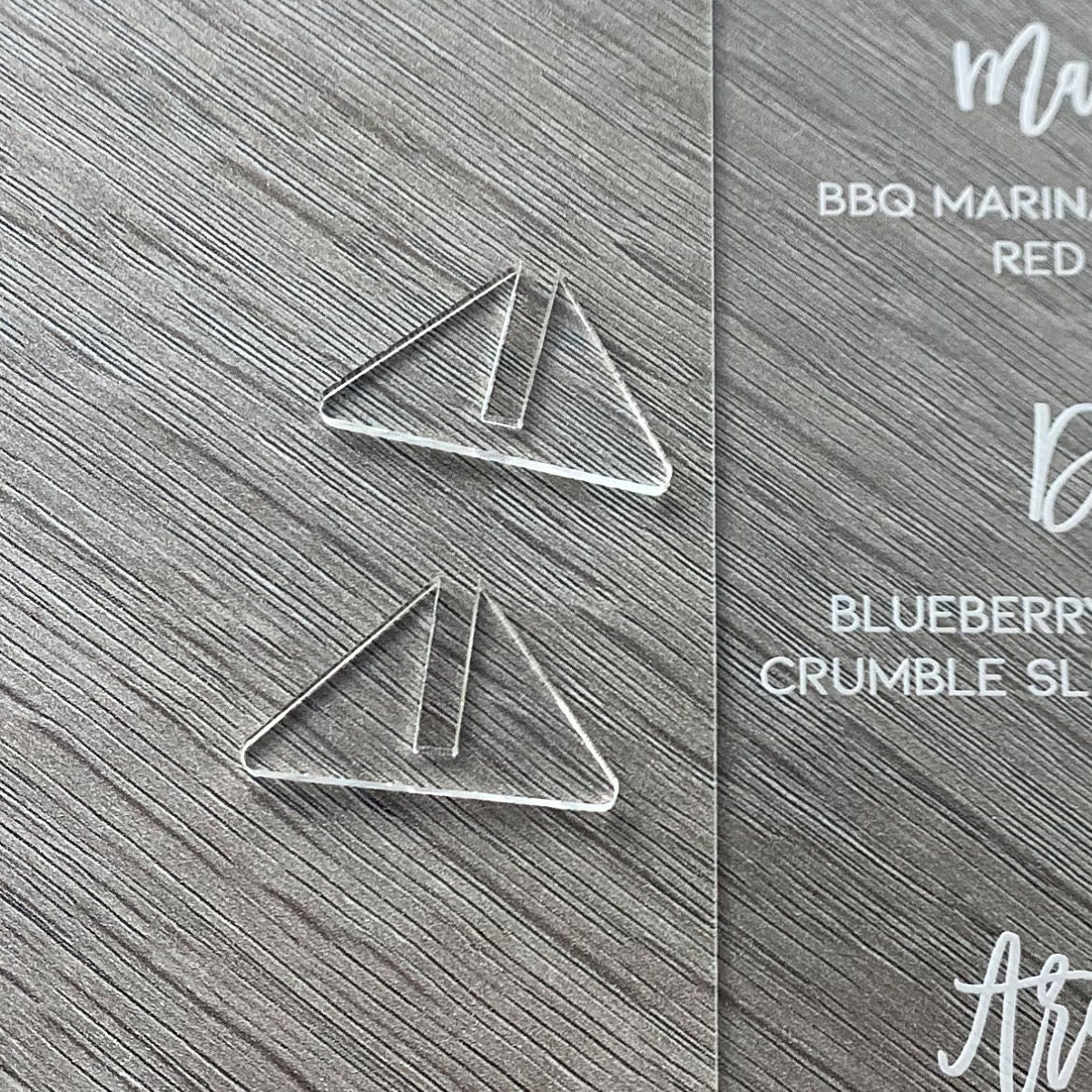 Acrylic Stands Acrylic holders Pair Of Perspex 3mm Acrylic Etsy