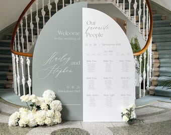 Modern Welcome, Sign, Wedding | Acrylic | Custom Sizes | Bespoke Personalised