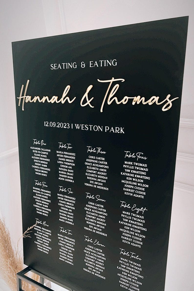 black-and-gold-wedding-table-plan-acrylic-seating-chart-sign-etsy