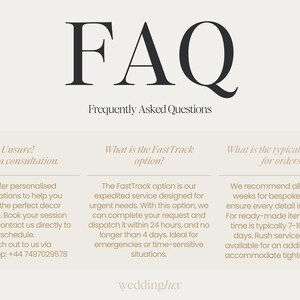 FAQ's