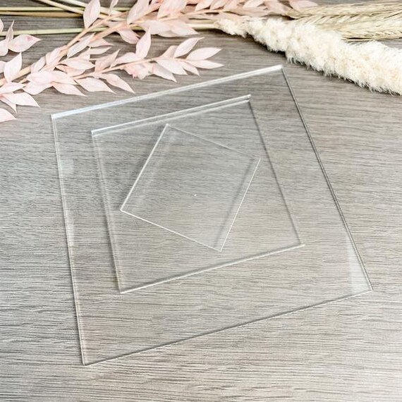 Acrylic Blank Squares 3mm Acrylic Acrylic Blanks Perspex Etsy UK