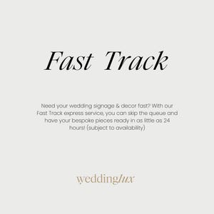 EXPRESS-verwerking - FAST TRACK je bestelling - Kies uit 4 opties