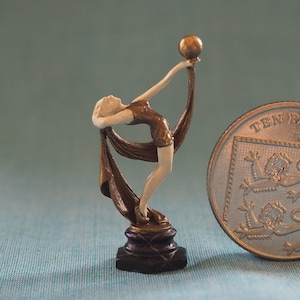 Miniature Art Deco bronze by Neil Carter