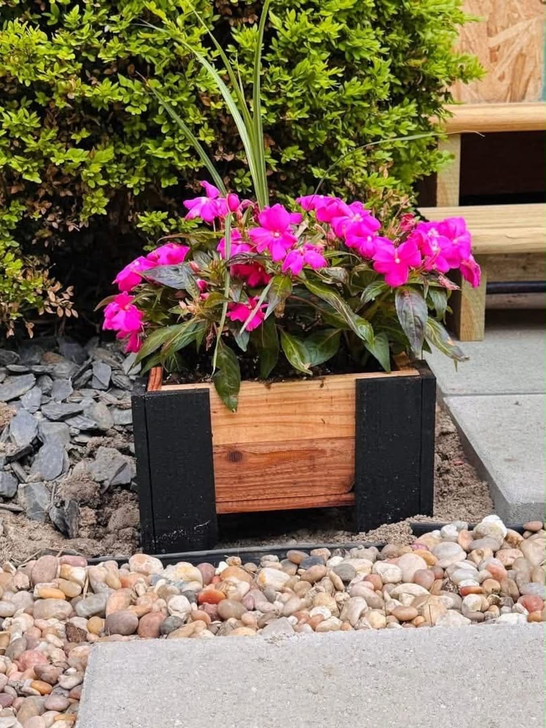 Planter Box, Cedar, Wood, Small, Flower Box - Etsy