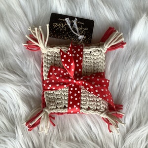 Valentine&#39;s Day Gifts! Coasters/Potholders, cup cozies.... Perfect for Mom, friend, teacher.....or just for yourself!  Limited Quantity!
