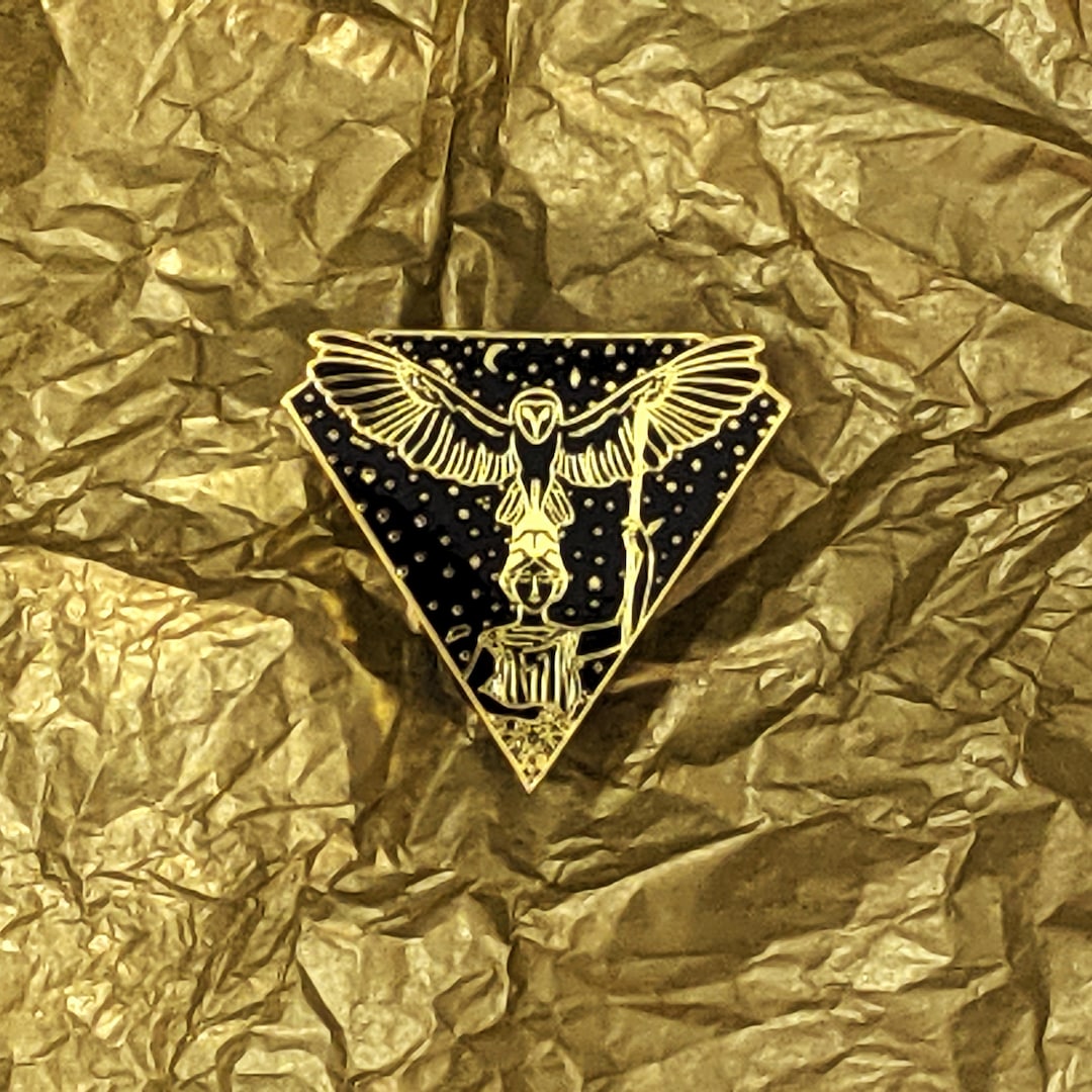 Athena Goddess of Wisdom Enamel Pin - Etsy