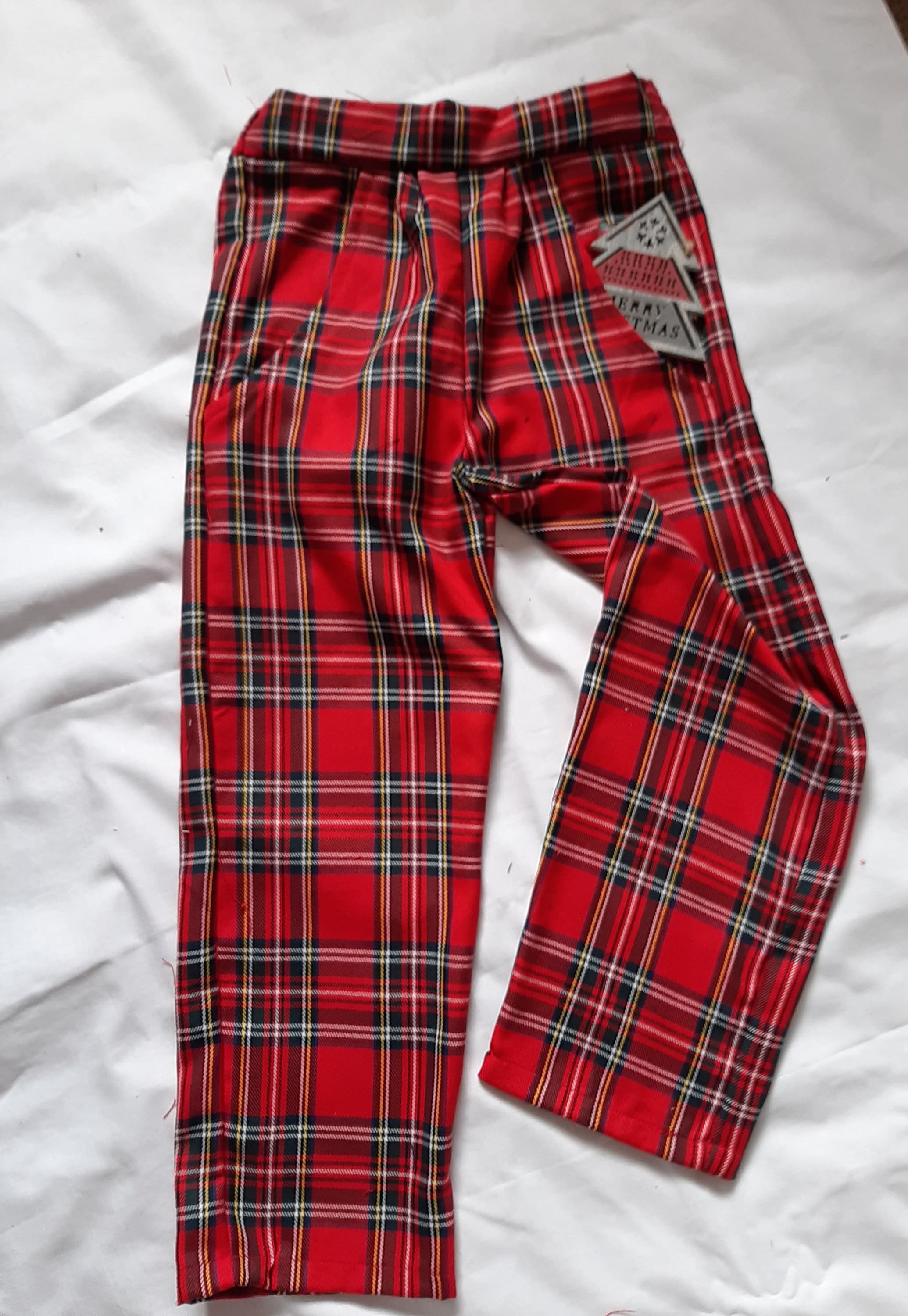 Red Plaid Pants Etsy UK