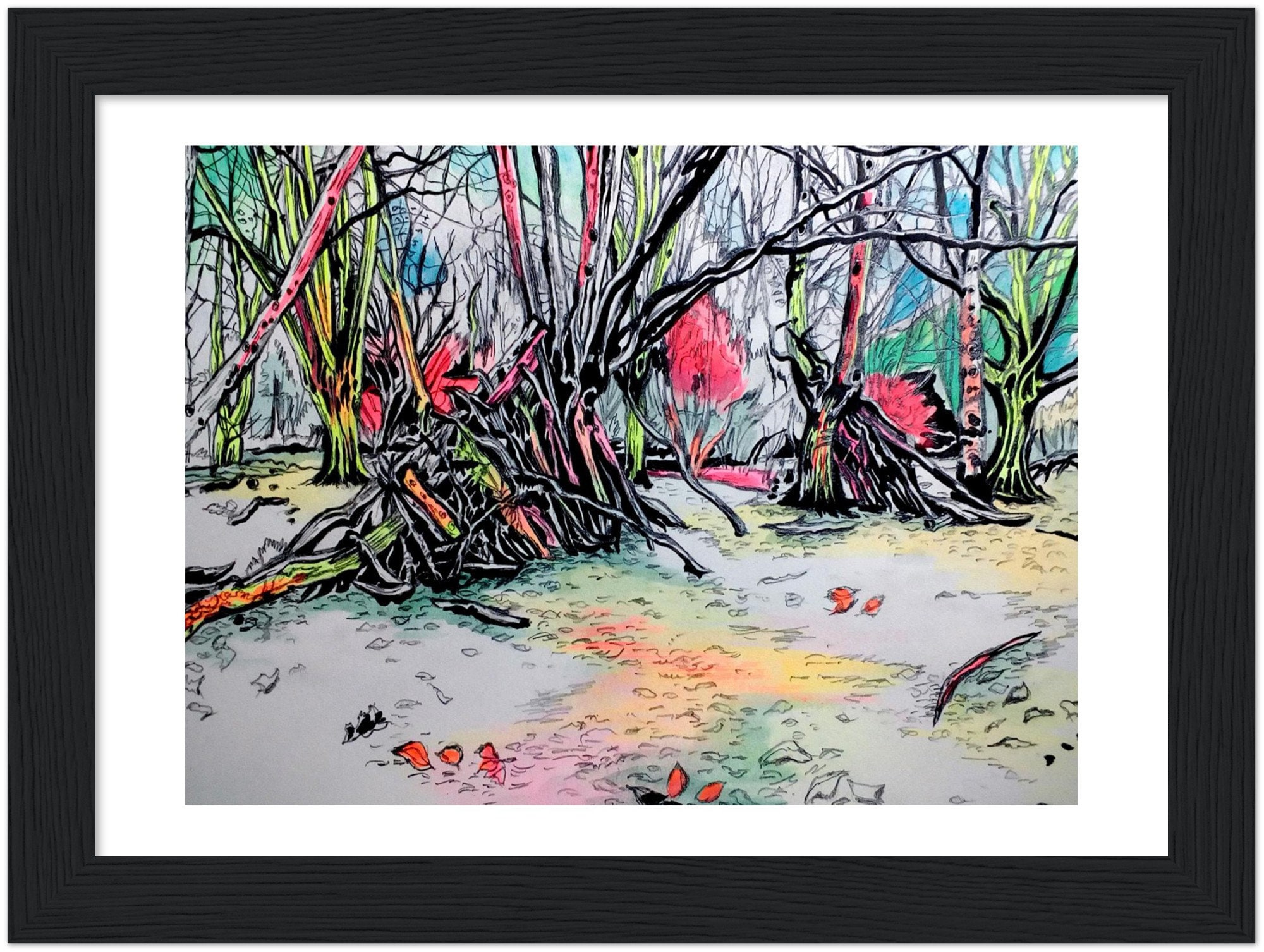Epping Forest 3 Fine Art Framed Poster 15 x 20cm Etsy