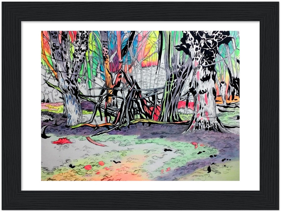 Epping Forest 7 Fine Art Framed Poster 15 x 20cm Etsy