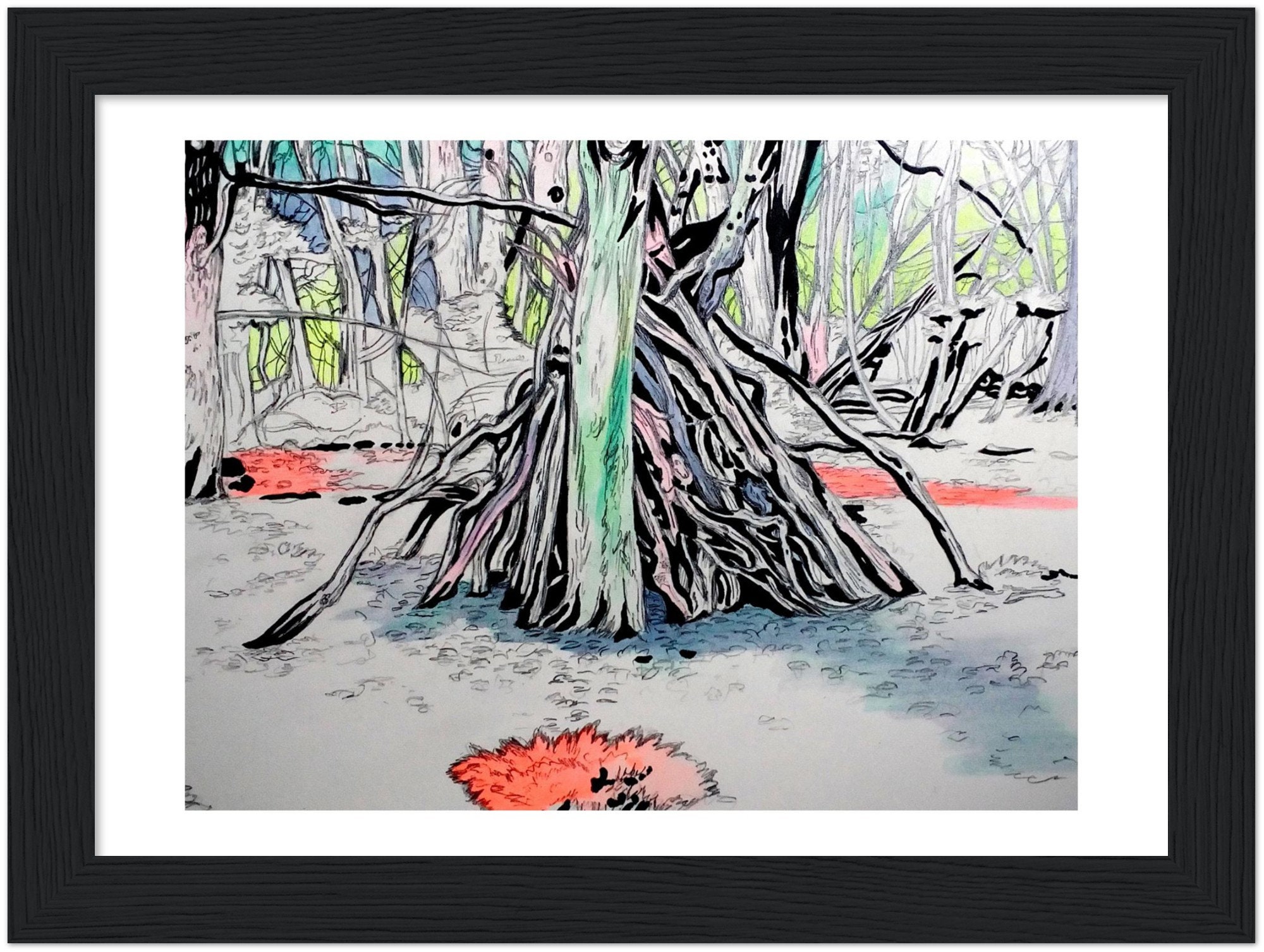 Epping Forest 9 Fine Art Framed Poster 15 x 20cm Etsy