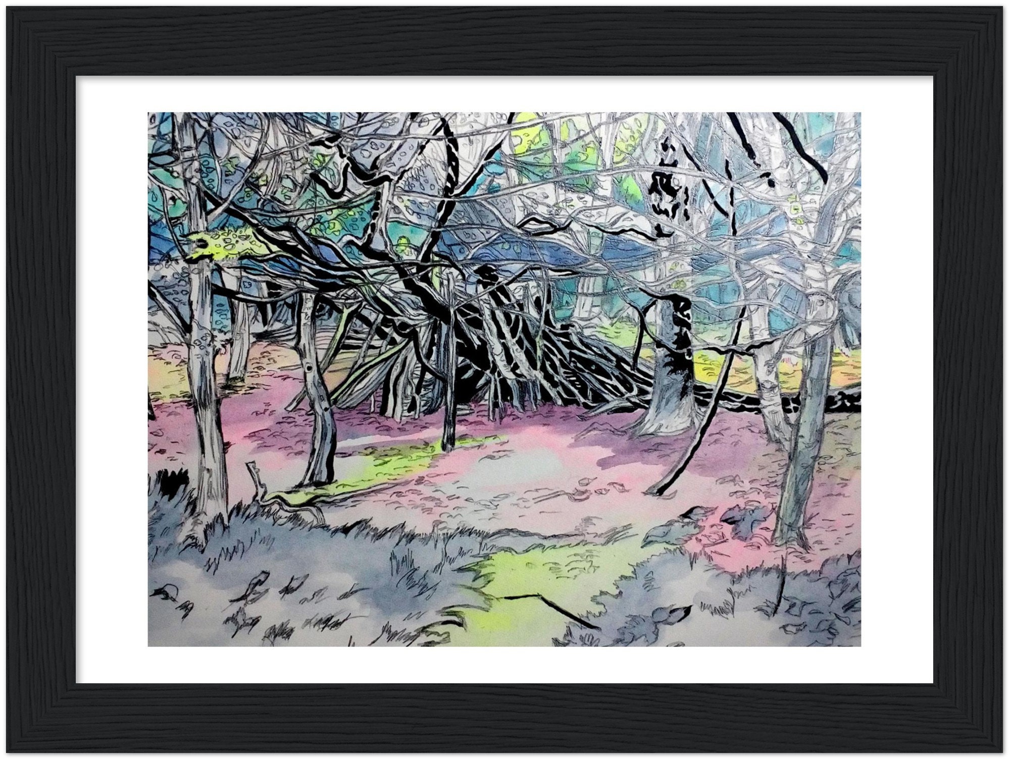 Epping Forest 10 Fine Art Framed Poster 15 x 20cm Etsy
