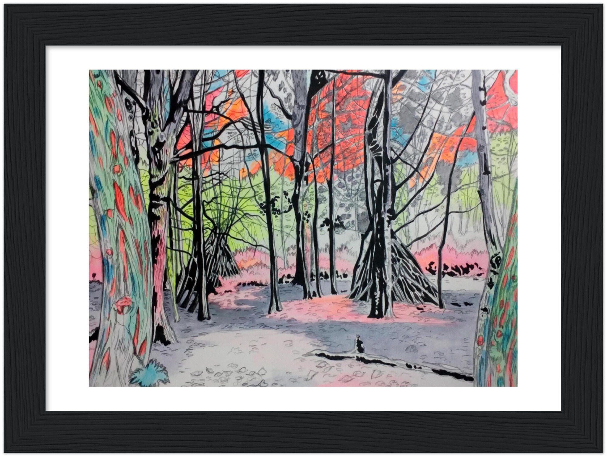 Epping Forest 6 Fine Art Framed Poster 15 x 20cm Etsy