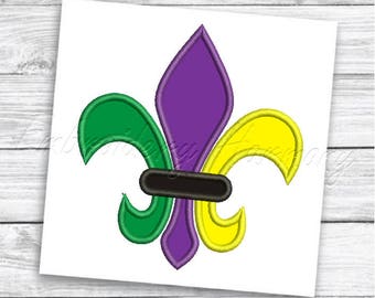 Fleur De Lis Applique design - 7 SIZES machine embroidery file - INSTANT DOWNLOAD