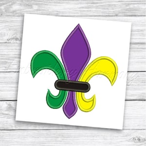 Fleur De Lis Applique design - 7 SIZES machine embroidery file - INSTANT DOWNLOAD