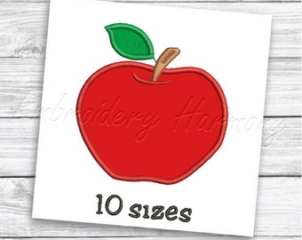 Apple applique | Etsy