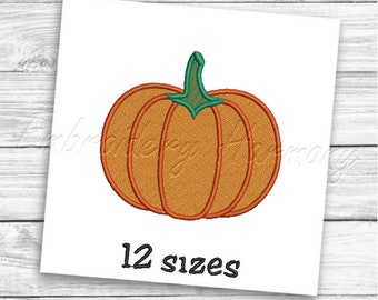 Pumpkin embroidery design, pumpkin machine embroidery design  - 10 sizes pumpkin embroidery pattern, Thanksgiving embroidery designs