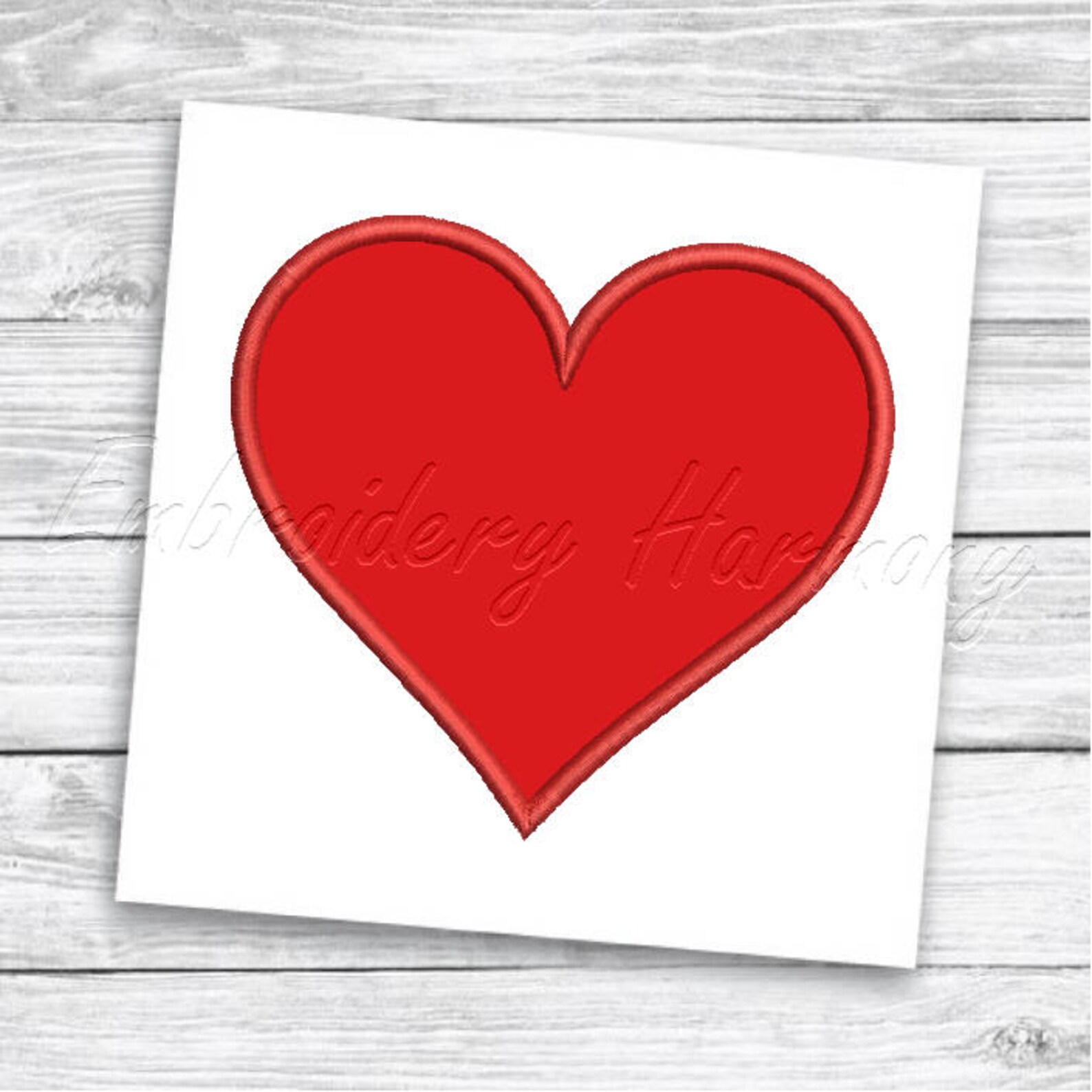 Heart Applique Design Heart Embroidery Design Heart Applique Etsy