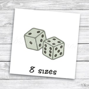 Würfel Stickdatei - WürfelStickdatei, Würfelstickerei, Würfelstickerei, Würfel stickdatei für Stickmaschine