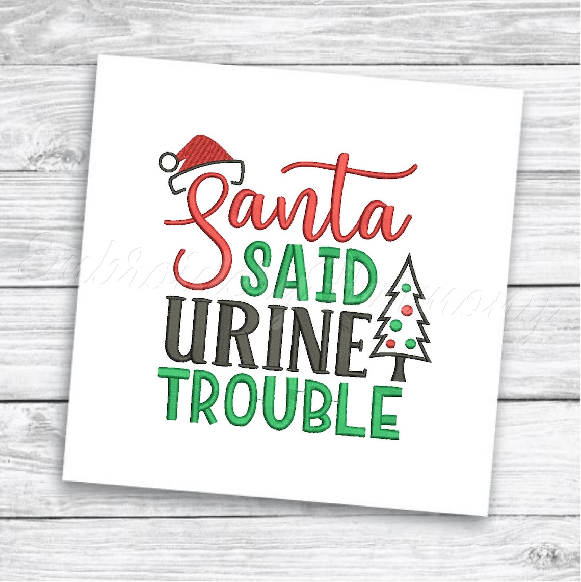 Christmas Toilet Paper Embroidery Designs Christmas Etsy