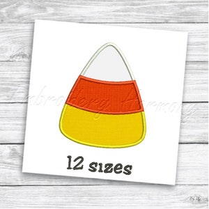 Candy Corn Applique design - 12 SIZES machine embroidery file - INSTANT DOWNLOAD