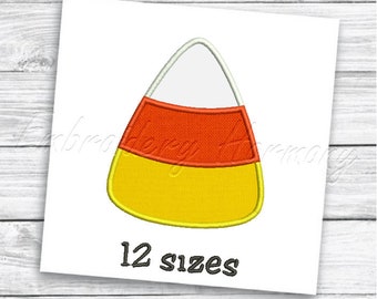 Candy Corn Applique design - 12 SIZES machine embroidery file - INSTANT DOWNLOAD
