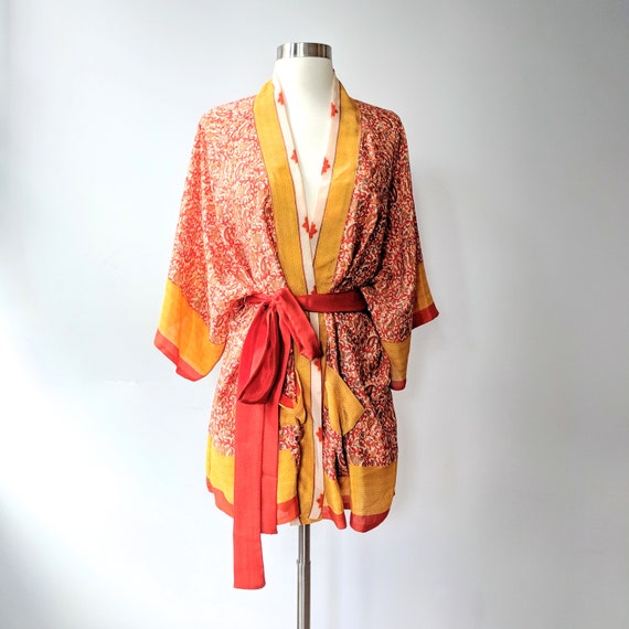 belted kimono top