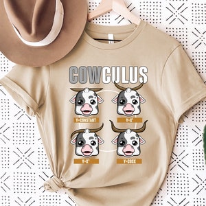 Math Teacher Shirt, Cowculus Funny Math Shirt ,Math Shirt, Geometry Teacher Gift, Nerdy Shirt, Funny Science Shirt, Math Lover, Sweatshirt