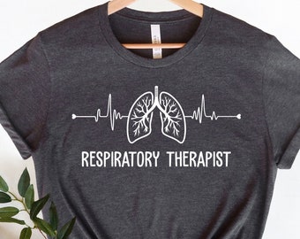 Respiratory Therapist Shirt, RT Shirt, Respiratory Nurse Gift, Personalized Respiratory Therapy Shirt, Lung Therapist Shirt, Pulmonary Nurse