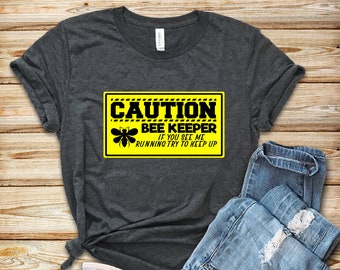 Camiseta de apicultor con precaución: un regalo divertido para los amantes de las abejas