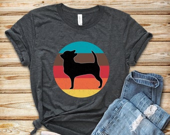 Retro Chihuahua Shirt: Vintage Style Dog Lover Tee
