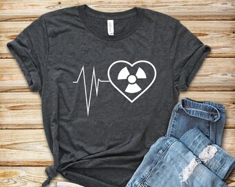 T-shirt radiologie hartslag - Xray Tech Gift