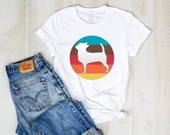 Retro Chihuahua Shirt: Vintage Style Dog Lover Tee