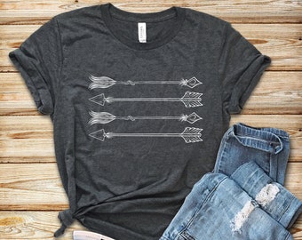 Gift For Her, Vintage Clothing, Gift For Women, Arrow Shirt, Womens Shirt, Womens Arrow Shirt, Tank Top, Sweatshirt, Hoodie