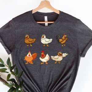 Funny Chicken Shirt, Farmer Shirt, Chicken Mom Shirt, Farm Girl Shirt, Farm Family Shirt, Farm Shirt, Chicken Tee, Farmer Dad Shirt, Unisex