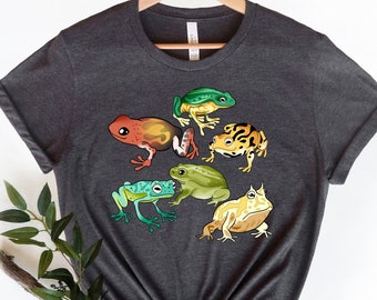 Cute Frog Shirt - Frog and Toad Shirt - Grunge Shirt - Cottagecore Shirt - Cottage Core, Emo Shirt - Aesthetic Shirt - Frog T Shirt - Unisex