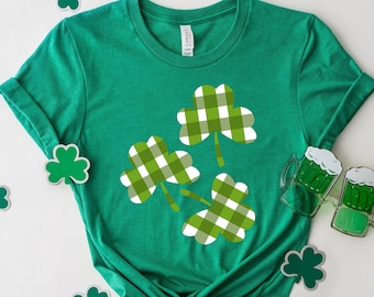 Shamrock St Patricks Day Shirt, Womens st pattys shirt, Shamrock Shirt, Vintage St Patricks Day Shirt, Cute St Paddys Tee, Unisex Shirt