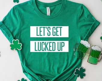 Vintage Shamrock St Patricks Day Shirt: Unisex St Paddys Tee