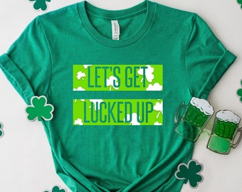 Shamrock St. Patrick's Day Tee: Vintage Unisex Shirt